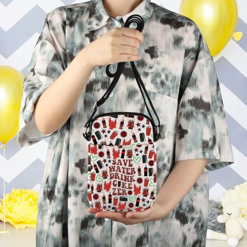 Lywjyb Birdgot Soda Drinks Crossbody Bag Zero Drinks Gift Soda Drinks Gift Fizzy Beverage for Soda Lovers (Co Zero cr) 6