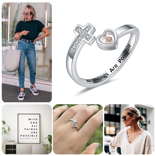 Sterling Silver 925 Mustard Seed Ring Necklace Matthew 17:20 Faith Jewelry Faith Move Mountains Unique Believer gift4