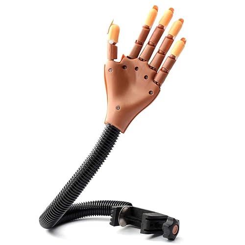 Miniatura 9 de Equipo de decoración de uñas las uñas no se caen fácilmente con la mano de entrenamiento la mejor herramienta de práctica de manicura Marrón