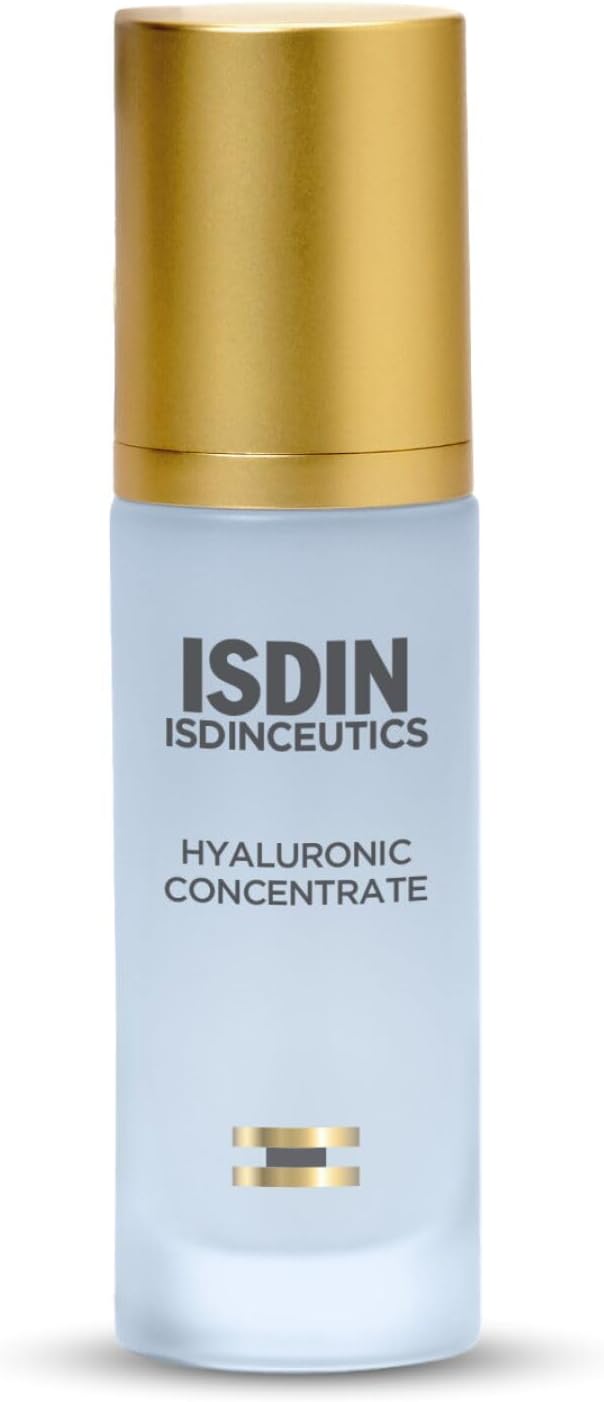 ISDINCEUTICS Hyaluronic Concentrate - Hyaluronic Acid Serum - Deep Hydration & Plumping Effect - Minimises Pores, Boosts Radiance - Aqua-Gel Texture, 30ml