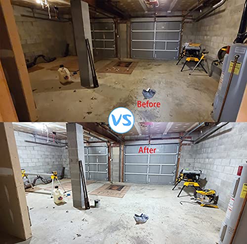 2-Pack Garage Light, 160W Led Garage Light With 6+1 Multi-Position Panels - 16000Lm 6500K E26/E27 Deformable Led Garage Ceiling Lights, Easy-Installation Led Lights For Garage, Workshop,Basement Bay #TOP4