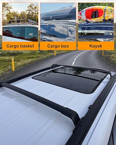 Image of Roof Rack Cross Bars Fit for Cadillac XT4 2019-2025 Crossbars Rooftop Luggage Rack