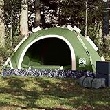 Owoxanthellate Campingzelt 2 Personen Grün 200x150x120 cm Wurfzelt Ultraleicht 2,1 kg Quick-Release Kuppelform für Backpacking Trekking Festivals und Kurztrips