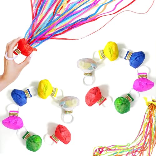 Dbuwqips 12 Pezzi Stelle Filanti Stelle Filanti Compleanno Stelle Filanti Spray Strisce da Lancio a Mano per Matrimoni Feste Carnevali Capodanno Lauree Servizi Fotografici Spettacolo Magico