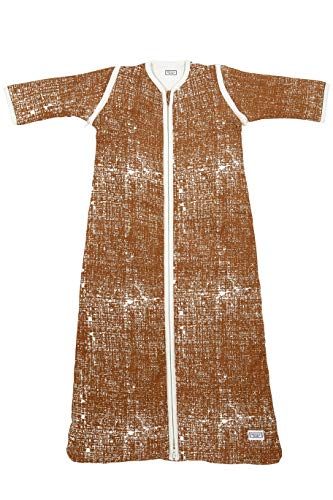 Sac de couchage 70 cm Meyco 513031 Fine Lines camel pour lit de nourrisson