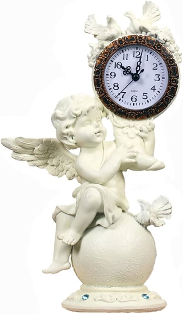 Amazon|置時計天使彫刻装飾卓上時計家の装飾サイレントスイープ秒機 Amazon|置時計天使彫刻装飾卓上時計家の装飾サイレントスイープ秒機