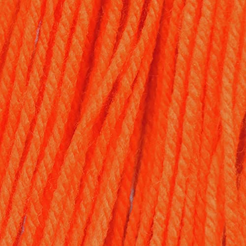 Image of M.G ENTERPRISE Os wal Knitting Yarn Thick Chunky Wool, Varsha Orange 400 gm Best Used with Knitting Needles, Crochet Needles Wool Yarn for Knitting. by M.G ENTERPRISE Os walR