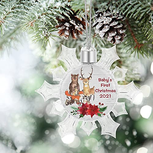 Igoga Sports F36-SDGJ_9X10.5CM-23 Baby'S First Christmas 2021 Ornament thumb #5