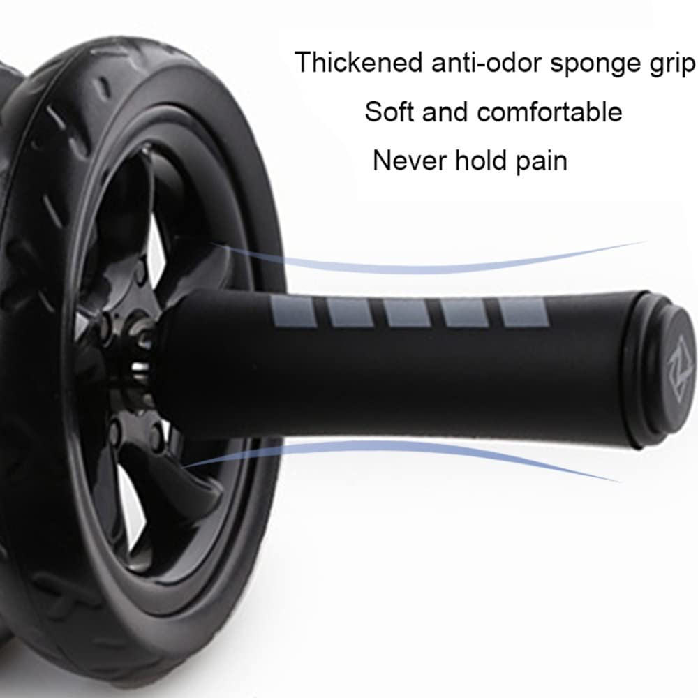 Abs Rad -Rutschrad mit Mattenruhe Big Wheel Bauchmuskel Trainer for Fitness ABS CORE Training Training Home Fitness Fitness Bauchrad Trainer