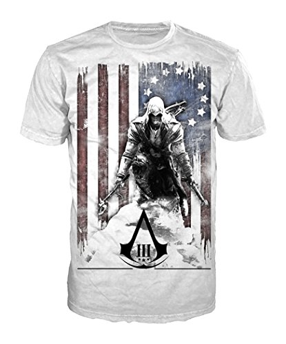Assassins Creed - T-Shirt Burned Flag (in M)