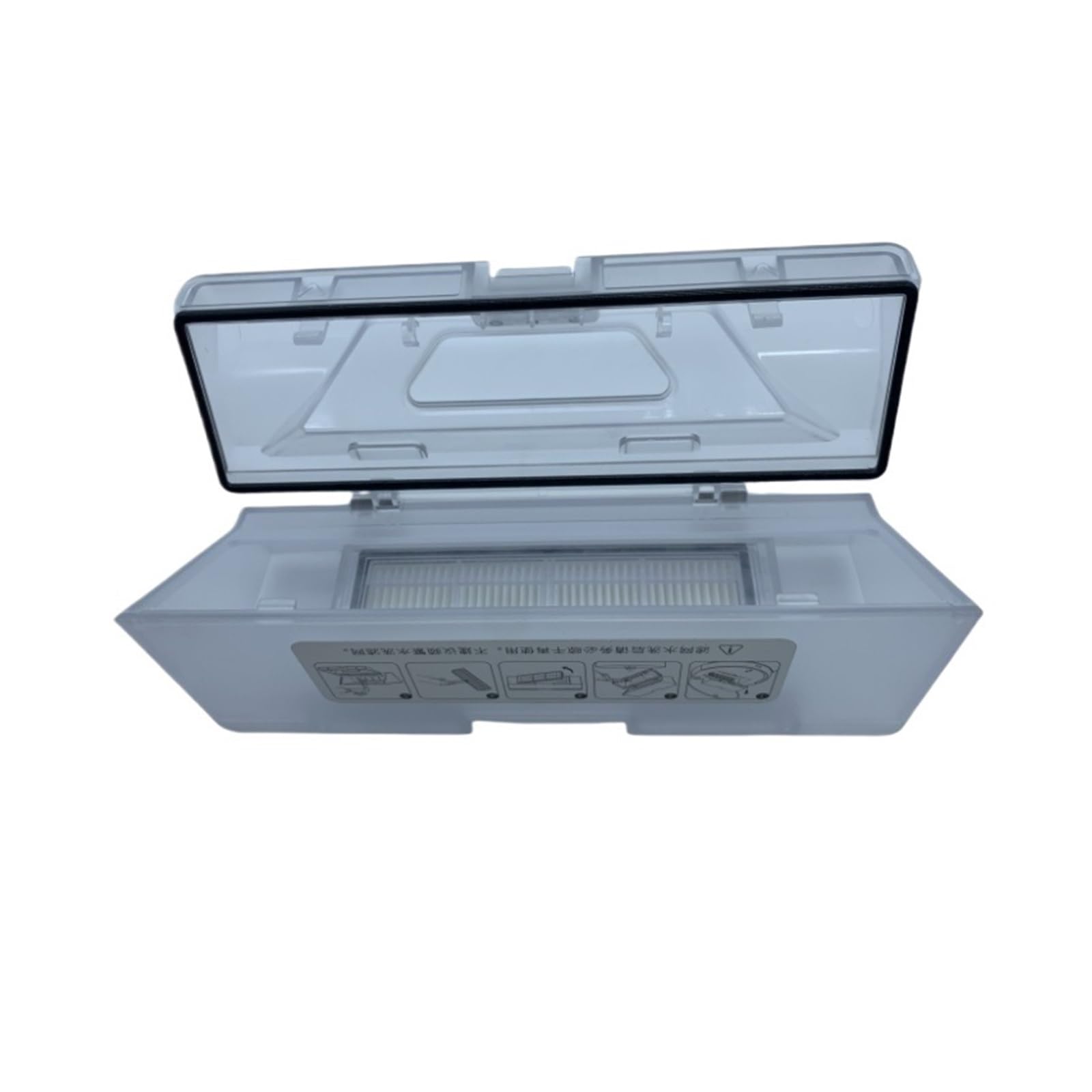 Dust Box With Filter，Compatible For XiaoMi，Compatible For Mijia，MJST1S/Mop 2 Lite/Mop 2 Pro/MJSTL/Robot Vacuum Cleaner Parts Dustbin Filter