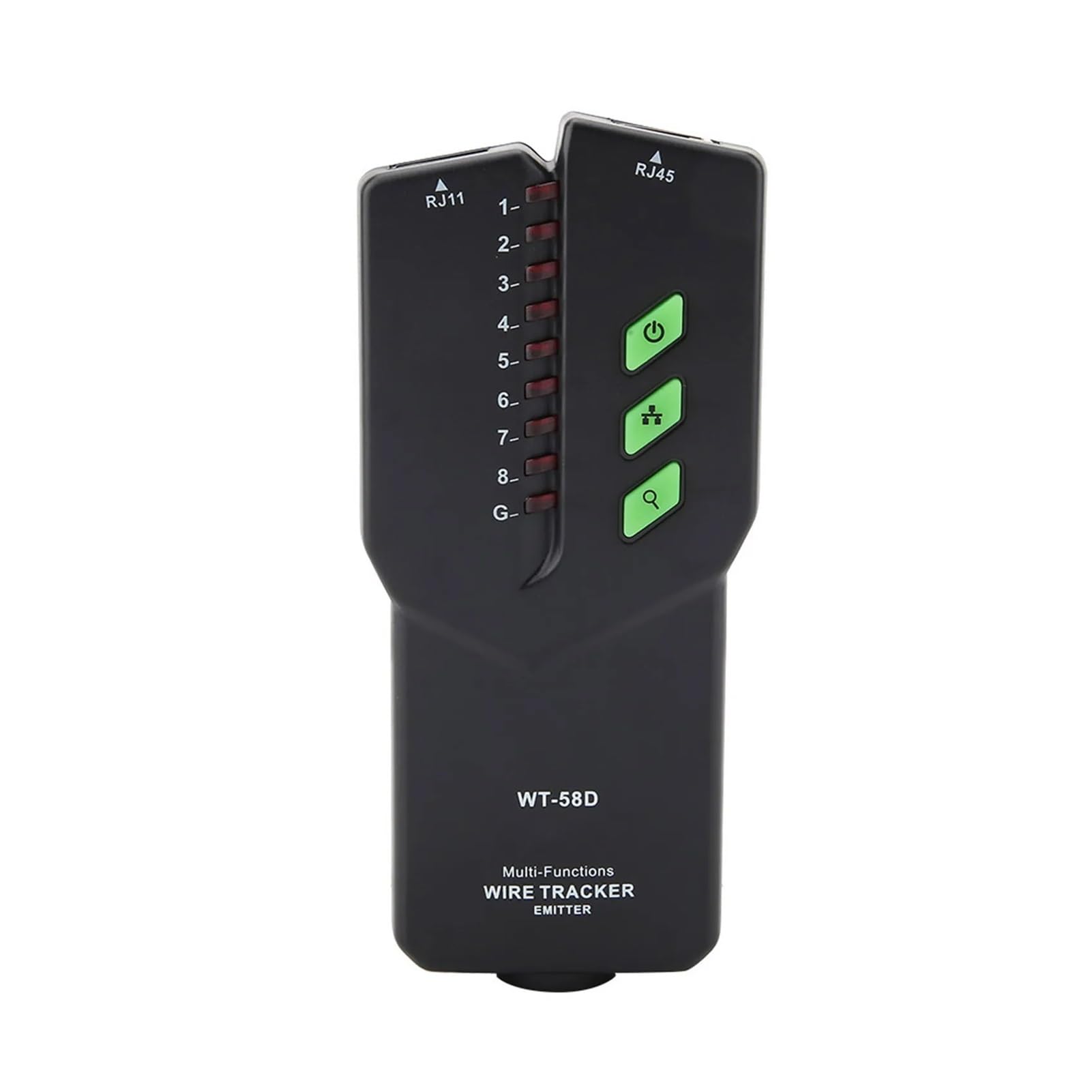 Testeur de Réseau, Détecteur de ligne portable, testeur câble réseau, détecteur, outil détection fil téléphonique(WT58D)