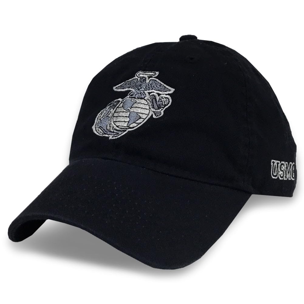 Armed Forces Gear US Marine Corps EGA Twill Hat (Black)