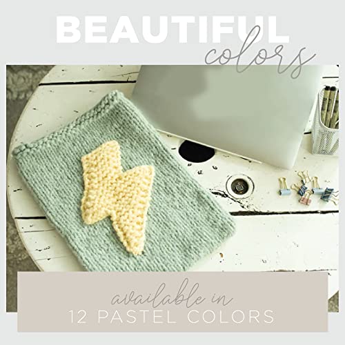 Image of Lion Brand Yarn Feels Like Butta Thick & Quick Yarn, Buttered Popcorn