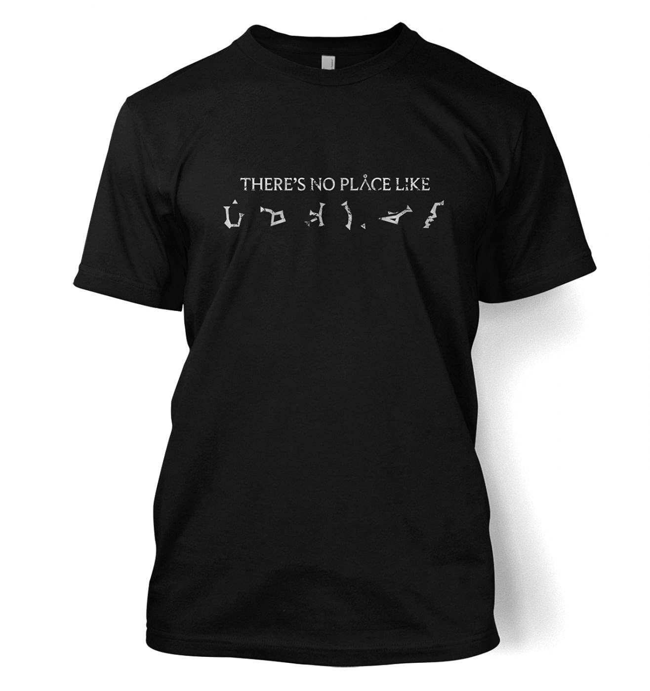 Theres No Place Like Earth T-shirt - Films, TV And Movie Geeky Tshirt - Black