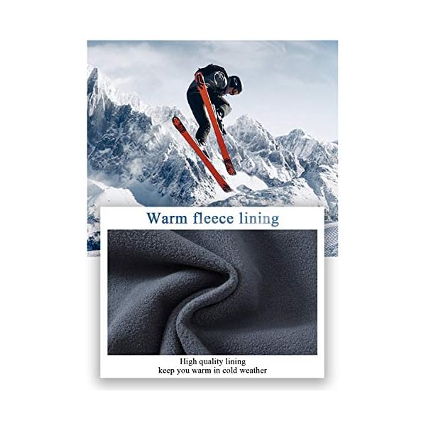 Gopune-Womens-Waterproof-Windproof-Outdoor-Hiking-Snow-Ski-Insulated-Pants Gopune Women's Windproof Waterproof Sportswear Outdoor Hiking Fleece Pants (Navy,XL)