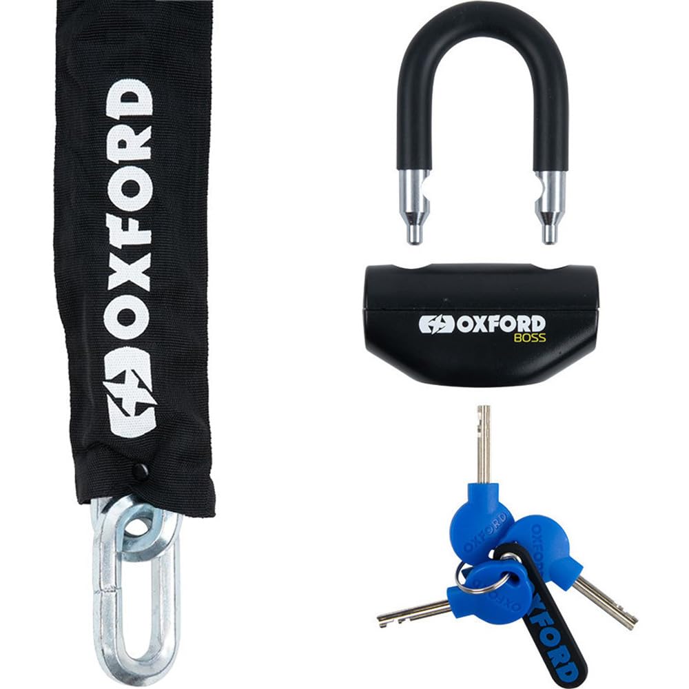 Oxford Hex Chain 14.5 Mm X 2.0 M & Boss Disc Lock 12.7 Mm (Of39)