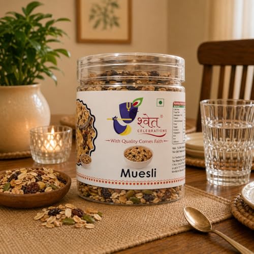Image of Shwet Celebrations Fruit Muesli | Healthy Breakfast Cereal | High Fiber ! 240g