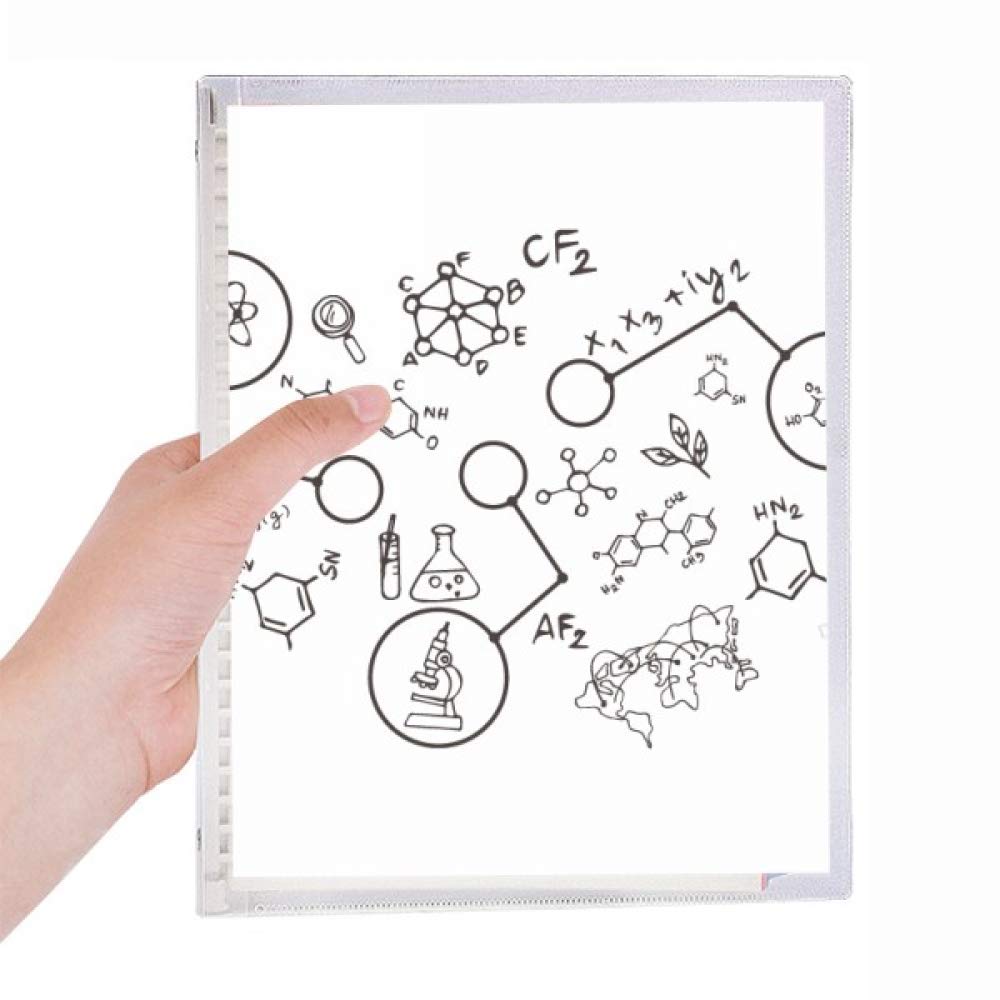 Carnet de notes moléculaire rechargeable avec spirale pour cahier modulable - 5
