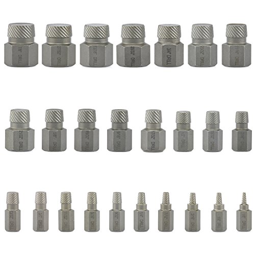 image for Neiko 04204A Hex Head Multi-Spline Screw and Bolt Extractor Set | 25 P