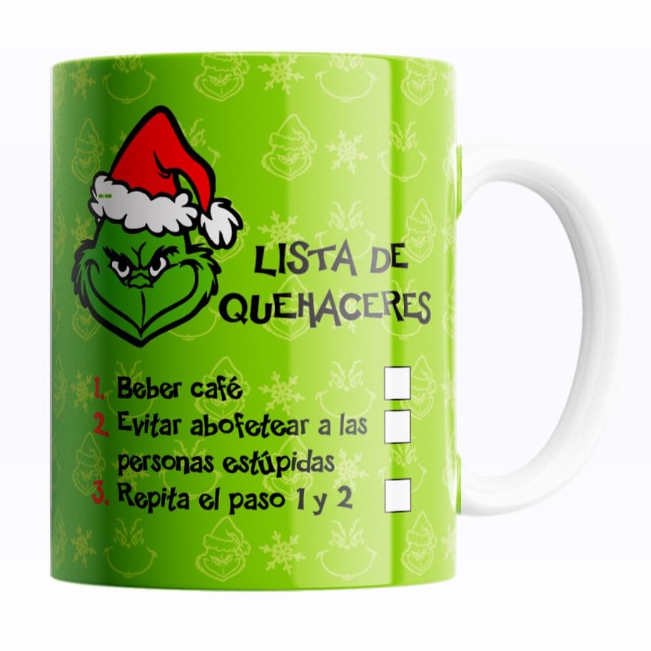 Cuenco De Cereales The Grinch - Porcelana, 500 Ml, Blanco, Apto Lavavajillas Y Microondas