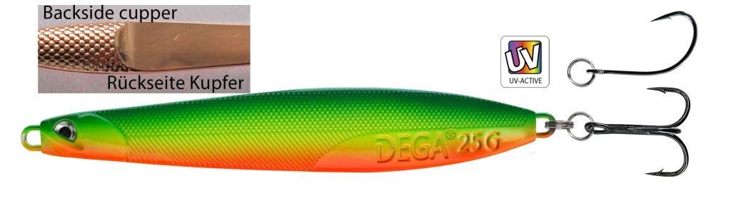Migacz na pstrąga morskiego Dega Seatrout Björn UVAktiv/zielony czerwony żółty 32 g