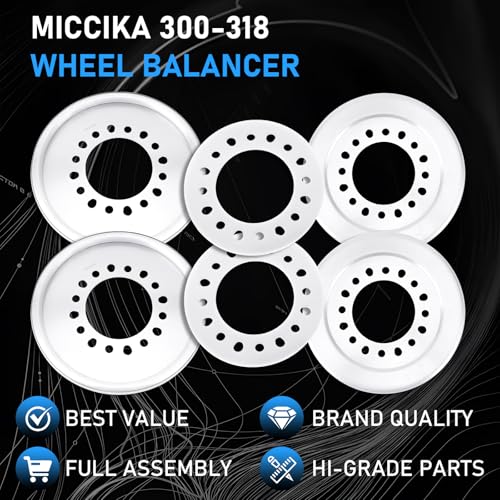 Image of Wheel Balancers 300-318 Compatible With Ford /Dodge /Centramatic Wheel /8 Bolt Wheels 3 /4 Ton And 1-Ton Single Rear Wheel, 4 Balancers Included