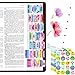 105 Autocollants set d'onglets d'indexation de la Bible, 80 PCS Foi Chrétienne avec Guide Bonus Alignement.(version anglaise)