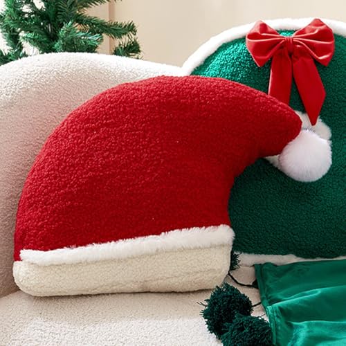 Coussin de chapeau de Père Noël idée cadeau déco de chambre - 8