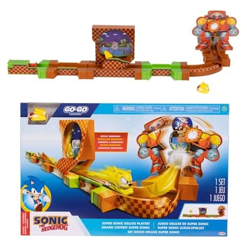 SONIC THE HEDGEHOG Go Go Racers Playset Cover