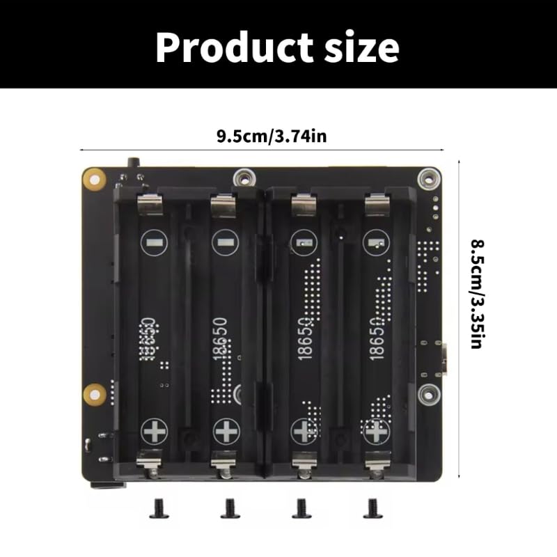 X1202 UPS Power Management Board Apagado seguro para RPi 5 con monitor