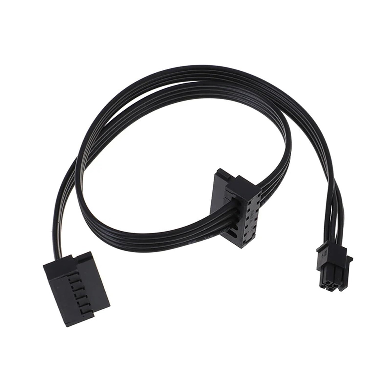 Generico Cavo di alimentazione Mini da 4 pin a 2 SATA 45 cm