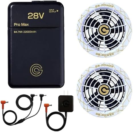 ヴ*ン様 GB-POWER 28V PRO MAXGB428 即日発送】空調服用（28V専用 バッテリーPRO MAXセット）GB-POWER