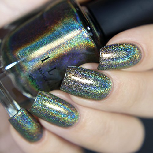 Image of ILNP Treehouse - Rich Army Green Ultra Holographic Nail Polish