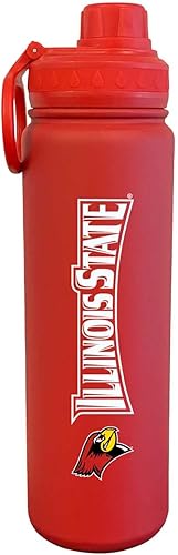 Miniatura 90 de Campus Colors Botella de Agua de Acero Inoxidable NCAA - Tapa de Rosca - 24 oz - Clip de Transporte - Mantiene tus Bebidas Calientes o Frías durante