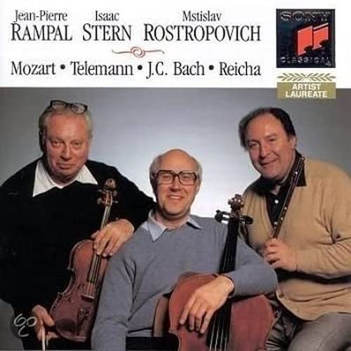 Trios & Quartets By Mozart [Audio CD] Jean-Pierre Rampal; Isaac Stern and Mstislav Rostropovich