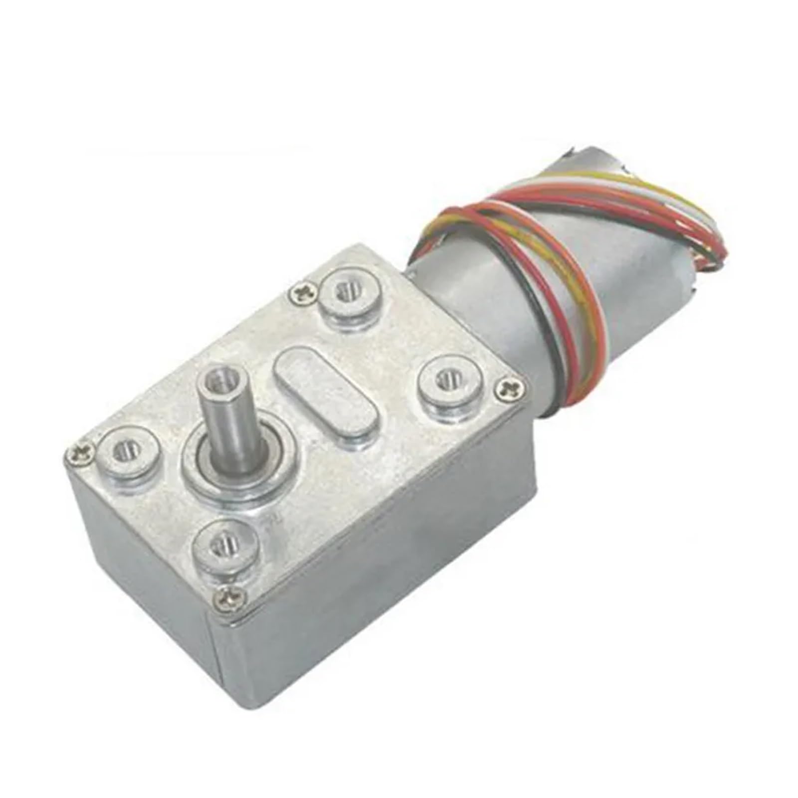 JGY-2430 Arrancador de Engranaje helicoidal de 12 V CC con Reductor de 10 RPM, Engranaje metálico de Alto par, Reverso, autobloqueo, sin escobillas, de Baja Velocidad