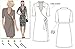 Style Arc Sewing Pattern - Lea Knit Wrap Dress (Sizes 18-30) - Click for Other Sizes Available