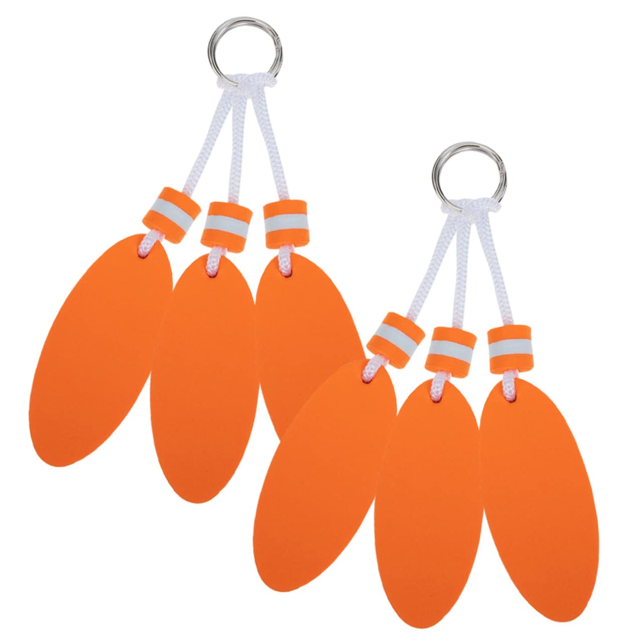 5 Set Di Portachiavi Galleggianti in Materiale Eva Portachiavi Luminosi Per Sport Acquatici Portachiavi Da Viaggio Robusti E Facili Da Trasportare 6 Pezzi * 5