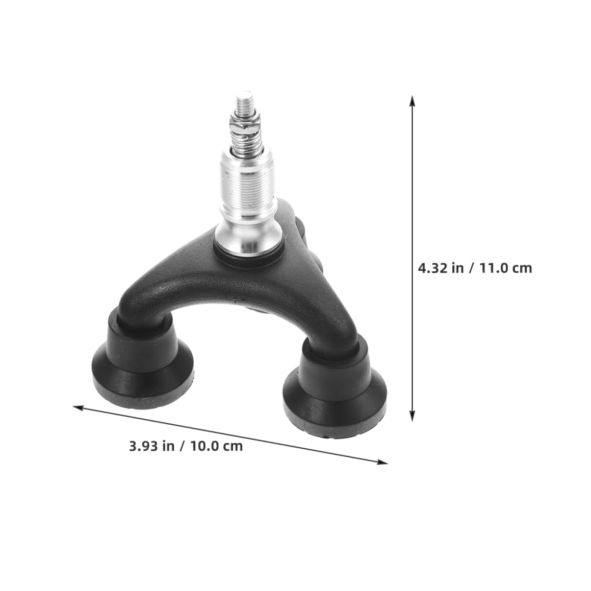 Mikikit Stability Enhancing Rubber Base Crutch Foot Cover for Walking Sticks Replacement Cane Tips