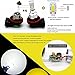 DAYWALKER H3 LED Fog Light Bulb Newest Version 3570 CSP-Chips LED Fog Lamp Bulbs White 6000K Use For Fog Lights