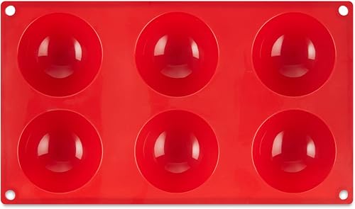 Miniatura 12 de AME D'ESSENCE Molde de silicona con forma de dalia para hornear, antiadherente, flexible, capacidad de 6 tazas (3.89 onzas), reutilizable y de grado