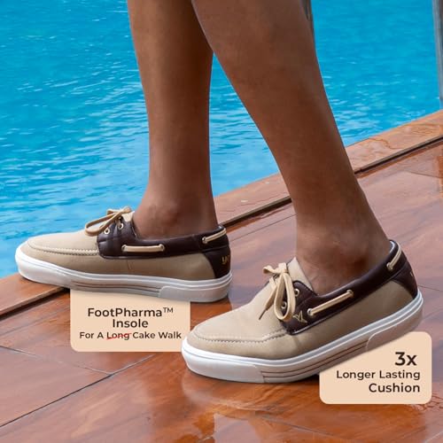 Image of YOHO Sailor Men's Versatile Stylish Breathable Canvas Boat Shoe