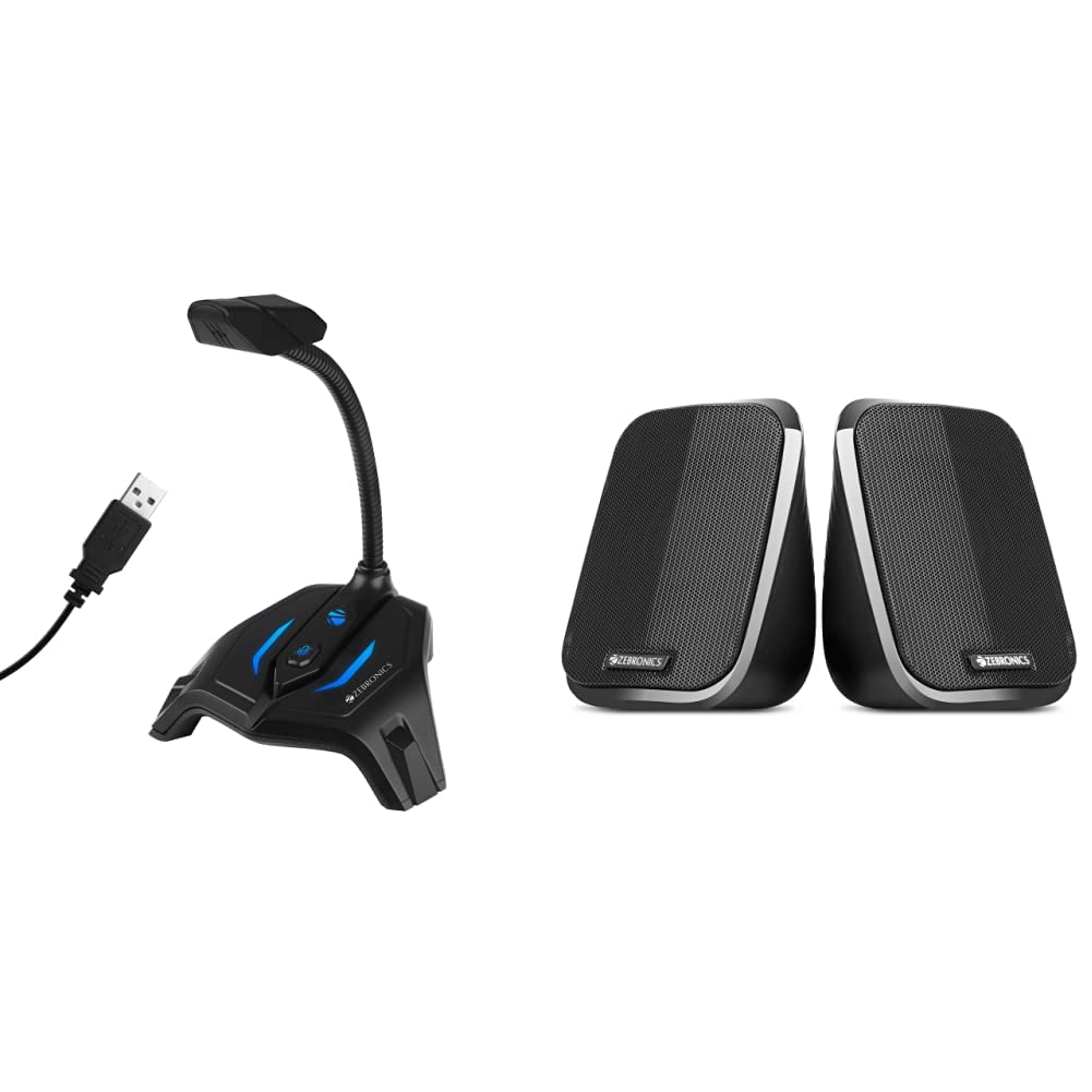 Zebronics Zeb-Klarity USB Gaming Mic for Recording / Streaming, compatible with PC, Omni Directional-image-38