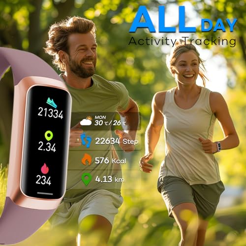 Image of Fitness Tracker Watch, Smart Watch with Blood Pressure Heart Rate Sleep IP67 Waterproof Health Watches Fitness Activity Tracker Step Calorie Counter Pedometer Watches for Men Women Android iOS Phone