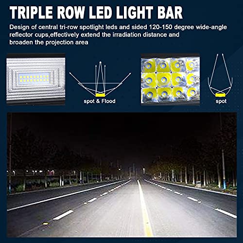 Image of Willpower 22 inch 270W Curved LED Light Bar 7D Lens Spot Flood Beam