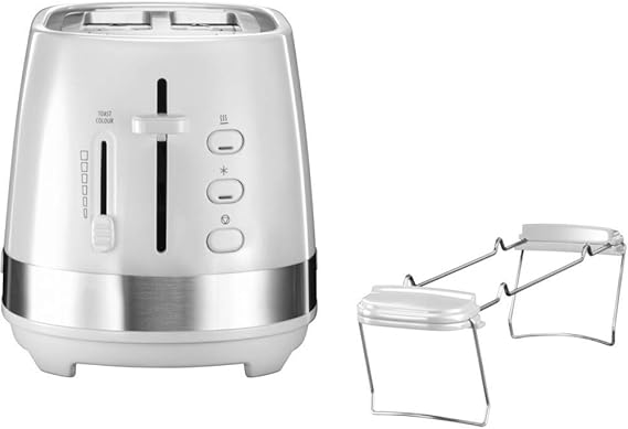 DeLonghi CTLA2103.W - Tostador (2 rebanada(s), Blanco, De ...