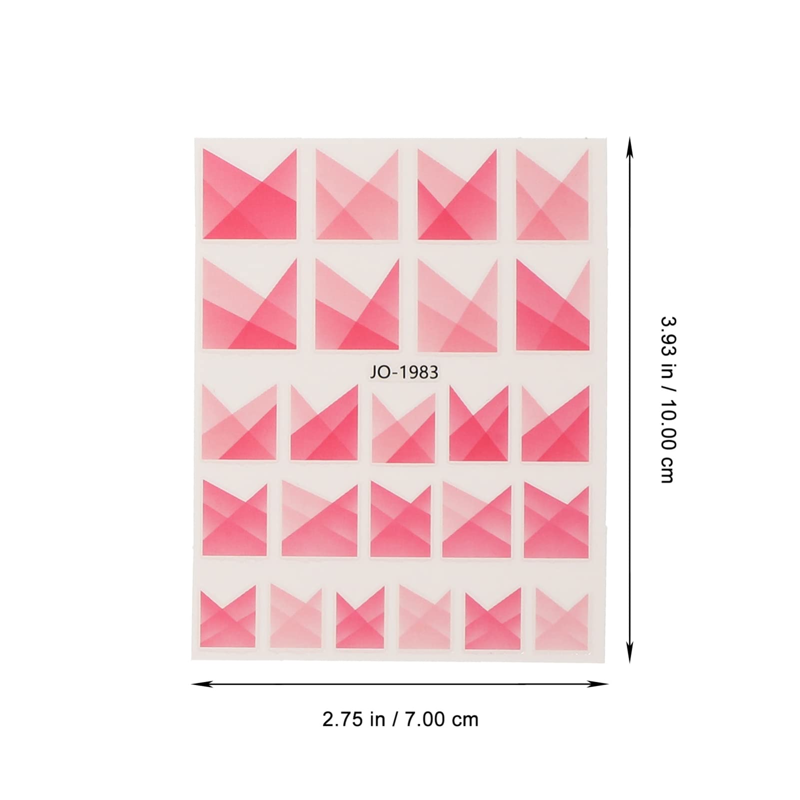 CALLARON 5 Set Stickers Per Unghie Francesi Semitrasparenti Adesivi Per Decorazione Unghie Impermeabili E Resistenti Facili Applicare Per Design Minuti 6 Fogli*5