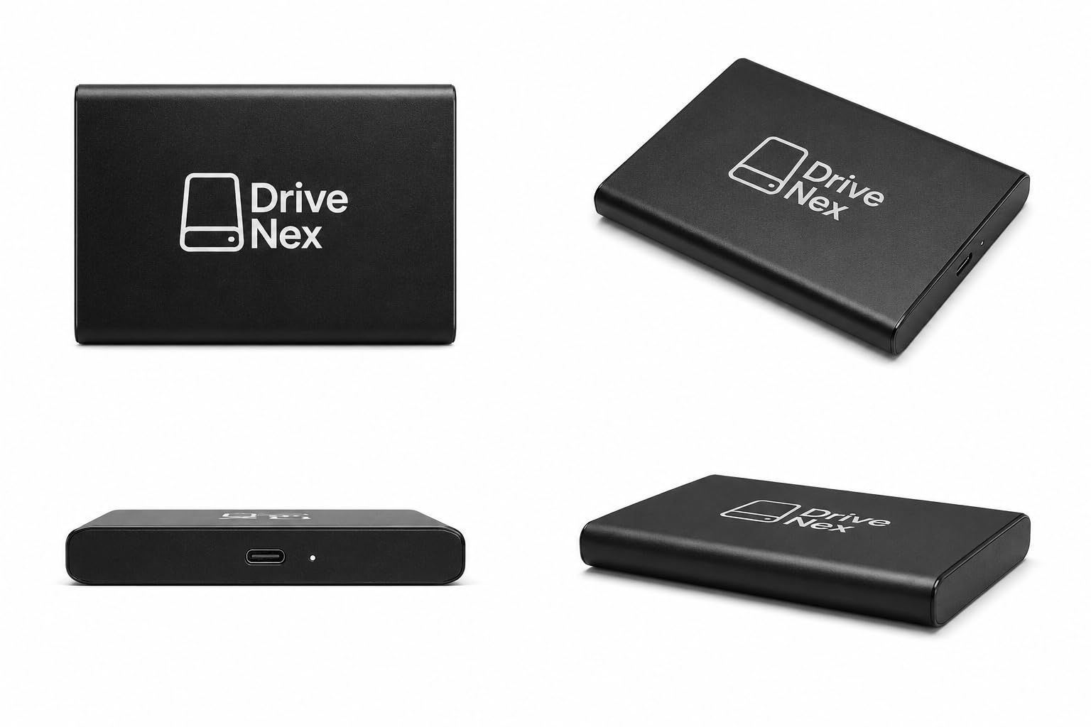 DriveNex SSD 2TB | Disco Duro Externo | 2 Terabytes | Compatible con todos los sistemas operativos | Almacenamiento de Datos | Disco Duro Externo Portátil | Plug & Play
