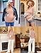 Ekouaer Womens Maternity Shirts Long Sleeve 3 Packs Pregnancy V-Neck Clothes Side Ruched Blouse Tops for Mama Black/Light Grey/Dirty Pink M